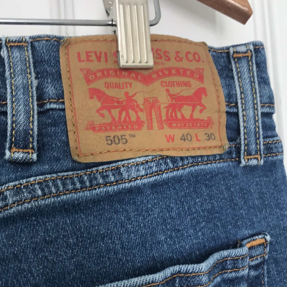 Levi’s 505 Regular Fit Men’s Jeans Size 40Wx 30L - Picture 7 of 7